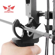 อุปกรณ์เสริม Bow Archery Arrow Compound Bow Rest Left Right Set Round Hand Brush Screw Bristle Arrow Stand  For Arrow Maintenance