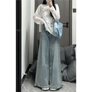 Baggy Jeans Pants for Woman Shoujo Girl Style American Vintage Womens Denim Pants Womens Spring Clot