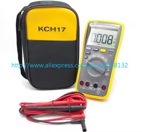 FLUKE 18B+ Digital Multimeter Meter LED test With soft case KCH17