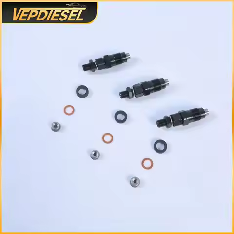H1600-53000 Fuel Injector 3PCS for Kubota D722 Engine 0.444kg 16001-53002