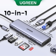 UGREEN 10 IN 1 Hub USB C Hub HDMI VGA Adapter 4k 30Hz USB C to USB 3.0 100W Fast Charging Dock For M