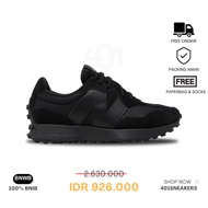 NEW BALANCE New Sneakers Balance 327 Triple Black Authentic 100% BNIB