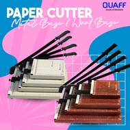 QUAFF Paper Cutter A3 / A4 / A5 / B4 Size ( Metal Base / Wood Base )