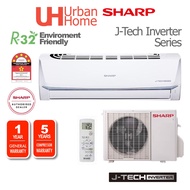 Sharp Air Conditioner AirCond R32 J-Tech Inverter ( 1.0HP / 1.5HP ) AHX9VED2 / AHX12VED2