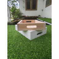 30x20 cm Wooden Tray – Serving Tray & Table Decoration Minimalist Wooden Tray