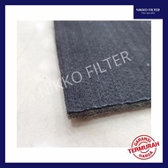 7mm THICK Carpet Mattress Base Seat Mat 165cm Wide - 2 Sides BLACK/ GREY