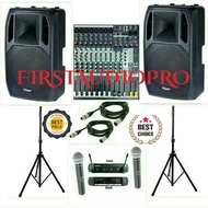 PAKET SOUND SYSTEM SPEAKER AKTIF HUPER AK15A / AK 15A SOUNDCRAFT EFX 8