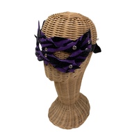 wanwalyshop BF01 หน้ากากแฟนซี นางแมงมุม หน้ากากแมงมุมม่วง อุปกรณ์เล่นตามบทบาท BDSM สำหรับคู่รัก ของเ