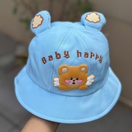 Baby hat (6 months - 4 years old), beautiful soft and fashionable Baby Bear children's hat (Real pho
