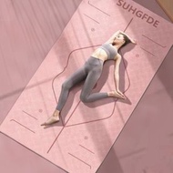 (免運費）全新TPE防滑瑜伽墊體位線健身墊4色 厚6mm/8mm  寛61cm/80cm Yoga mat Training mat
