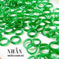 Orange jade ring size 17-19mm with new box