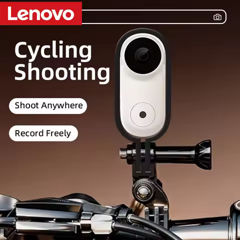 Lenovo Portable Mini Action Camera 4K HD Thumb POV Camera Body Cam Wearable Helmet Recorder Magnetic