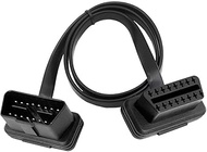Halokny OBDII OBD 2 Extension Cable, OBD 2 Flat 8 Pin Male to Female Extension Adapter Cable for Dia