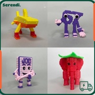 SERENDI Miniature Craft Decoration, Horror Game Theme 67 Brainrot Figure  Printed Figure,  Imaginati