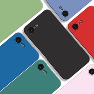 For iPhone 16E Case For Apple iPhone 16E Cover 6.1 inch Original Liquid Silicone Rubber Shockproof B