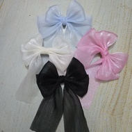Aomori Simple Ribbon Korean Hair Claw Ribbon Hair Clip/ Korean Hair Clip/