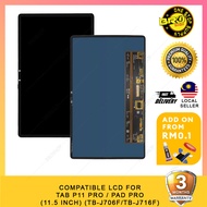 BROSHOP Compatible Lcd For LENOV TAB P11 PRO / PAD PRO (TB-J706F/TB-J716F) (11.5) Digitizer Skrin Gl