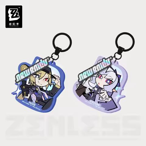 Original Hugo Vivian Keychain Pendant Mihoyo Game ZZZ Zenless Zone Zero Hugo Cosplay Costume Cosplay