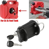 [HME] For 3L 5L Fuel Tank Mount Petrol Can Jerry Cans Key Bracket Holder Lock Fastener