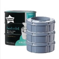 Tommee Tippee Twist & Click Nappy Disposal Bin Refills 3 Pack