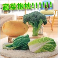 蔬菜抱枕 仿真抱枕 花椰菜 白菜 青江菜  抱枕 座墊 枕頭HL21