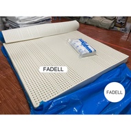 นุ่มมาก🔥 ที่นอน ยางพาราฉีดแท้ หนา 2-4 นิ้ว Fadell Latex ปลอกซิปถอดได้ Density 90 พร้อมหมอน รับประกัน