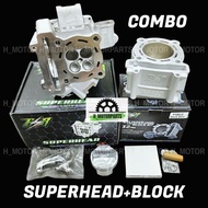 COMBO ESR MOTOR LC135 Y15 SUPERHEAD CERAMIC BLOCK 1SET 63MM 20/23 65MM 22/25 70MM 24/27 74MM 25/28 L