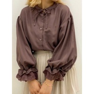 Japanese big size women's shirt - 2 Hands (Size 4XL).Japanese Plus-Size Women's Shirt – Second-hand 