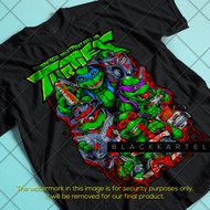 Free Shipping [ BAJU / T-SHIRT UNISEX   NINJA TURTLES TMNT ] Kids > Adult Size /  Cotton / Streetwea