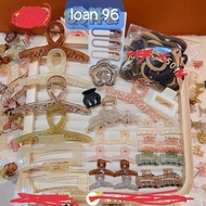 67,80-piece clip set includes 30 hairpins + 50 real video hair elastics