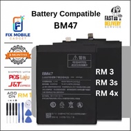 Battery compatible BM47 for Redmi 3 / 3s / 4x high quality Batteri replacement