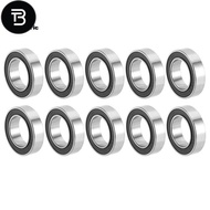 TRB 10Pcs 17287- 17287RS Ball Bearing 17X28X7mm Bike Wheels Bottom Bracket Repair Bearing