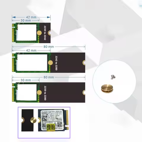 【M2 Solid State Drive Adapter M2 2230 To 2242 2230 To 2280 2242 To 2280 Converter Card Extension Bra