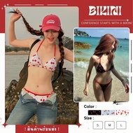 RIPPLE Cherry Bikini Tie The Neck Sexy And Cute Available In Sizes S-L | Weight 38-58 Kg. True To Th