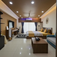 Pangsapuri 660 m² dengan 1 bilik tidur dan 1 bilik mandi peribadi di Rajarhat (Near Airport, CC2 & N