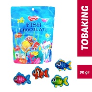 Naraya Fish Chocolate / Cokelat Susu Bentuk Ikan 90 gr