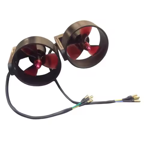 12-24V 5KG Thrust Brushless Underwater Thruster Motor 600W 30A for Kayak Fishing Boat DIY 4mm Banana
