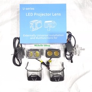MATA Mini Projie 2 Eyes & 3 Eyes ESCORT Brand Lights - 3 Eyes Lights
