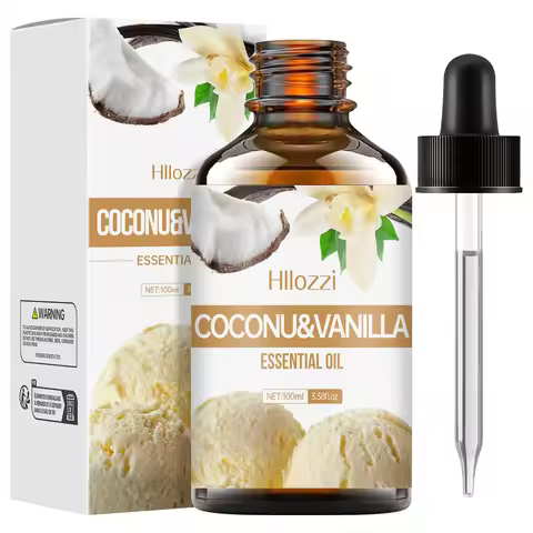 30ml/60ml/100ml Coconut Vanilla Skin Care Essential Oil Plant Extract Essential Oil for Body Care