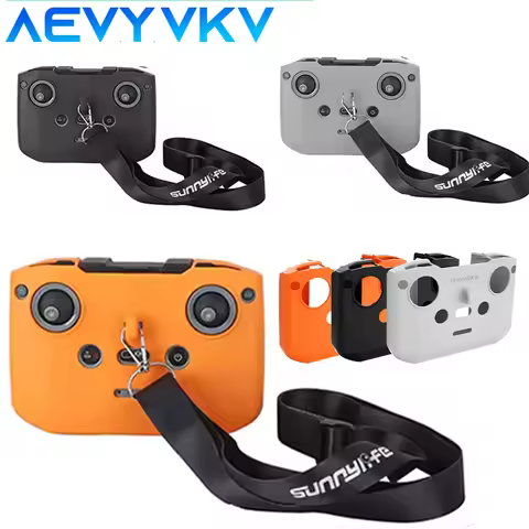 Controller Silicone for DJI RC N3 N2 N1 Silicone Case for DJI NEO/Air 3S/Mini 4 Pro Sleeve with Lany