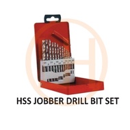 Hard-Bit HSS Jobber Drill Bit Set