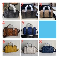 CA186 CA185 CH721 Gotham Duffle 24 in Signaure Canvas Women Handbag Men Crossbody Sling Boston Bag 1
