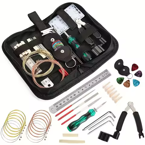 1 Set of Guitar Repair Tools, New Guitar Tool Kit Set, Guitar Maintenance and Care Tools, Guitar Car