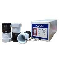 3/ 4" COCO FOOT VALVE PVC WATER VALVE 10 PCS PVC Pipe Connector PVC Connector