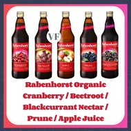 RABENHORST Organic Cranberry / Beetroot / Prune / Apple / Blackcurrant Nectar Juice 750ml