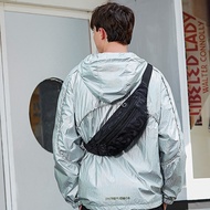 Trendy Men Nylon Crossbody sling bag Male Sling bag Small Korean Korea Style 3 zip