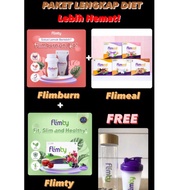Flimty+flimeal+flimburn (Save Package) FREE SHAKER/Glass Bottle