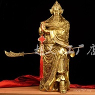 Galan Horizontal Knife Guan Gong Guandi Crafts Guan Yu Shengjun Guan Gong Bronze Brass Yi Thin Cloud