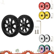 MUQZI Folding Bike Easy Wheel Ceramics Bearing Easy Wheel for Brompton Folding Bike Upgraded Widened Easy Wheel qeufjhpoo