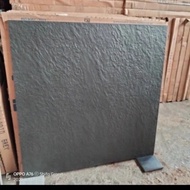 granit/keramik lantai 60x60/keramik teras/carport stone black kasar